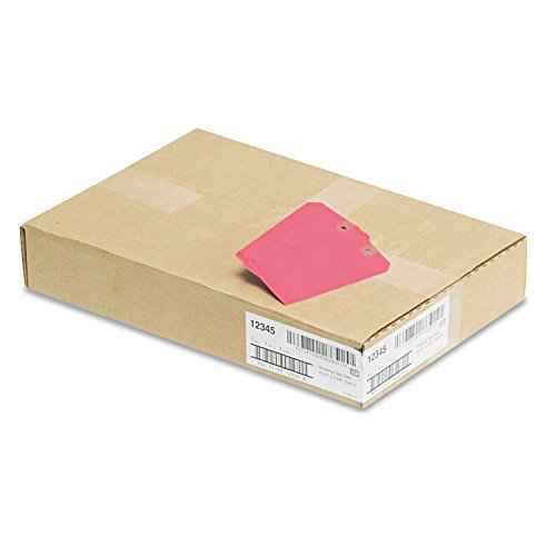 Avery Unstrung Shipping Tags, 11.5 pt. Stock, 4-3/4" x 2-3/8", 1,000 Red Hang Tags (12345)