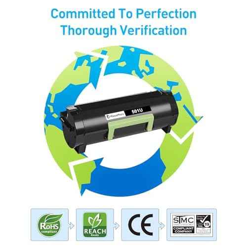 MasaiMara 50F1U00 501U High-Yield Toner Cartridge for Lexmark MS510 MS510dn MS510dtn MS610 MS610de MS610dn MS610dte MS610dtn Printer (20,000 Pages, Black, 1-Pack)