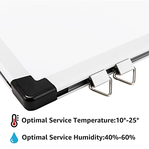 Amazon Basics Large Magnetic Dry Erase Whiteboard 35.4x23.6 Inches with Aluminum Frame, Wall Mountable, Pen Tray, Office & Classroom Use