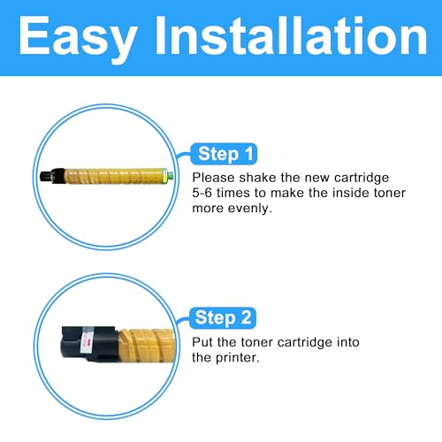 LCL Compatible Toner Cartridge Replacement for Ricoh 841680 841752 MP C4502 C5502 C5502A (1-Pack Yellow)