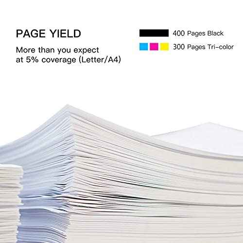 BJ Ink Cartridges Replacement for Canon PG-245XL CL-246XL Ink Cartridge Compatible with PIXMA MG2520 MG2522 MG2920 MG2922 MG2924 MG2420 MX490 MX492 IP2820 Printer(2 Black,1 Tri-Color)