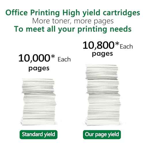 50F1X00 Toner Cartridge Black 1-Pack Extra High Yield with Chip Replacement for Lexmark 50F1X00 501X with MS410 MS510 MS610 MS415 MS610dn MS610dte Printer Ink (10,800 Pages)