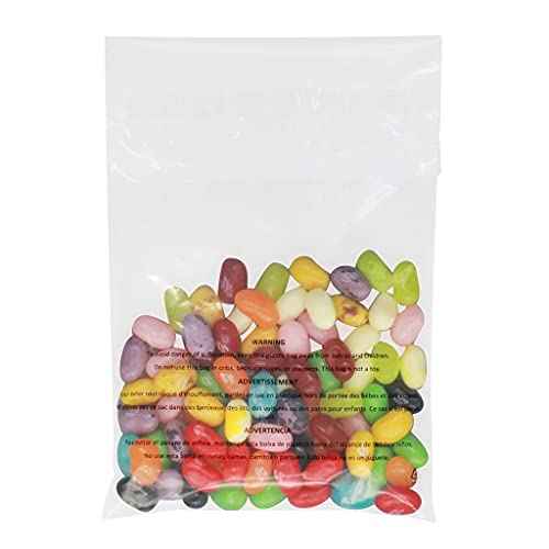 ? 8¡± x 10¡± (1000 Count) Self Seal Clear Poly Bags with Suffocation Warning ? Permanent Adhesive ? FBA Compliant for Packaging Clothes, Shirts and More - 1.5mil LDPE Plastic