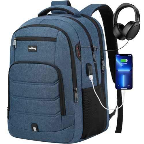 17,3 Inch Laptop Backpack for Men,School Bookbag for Teens Boys with USB Port for College Business