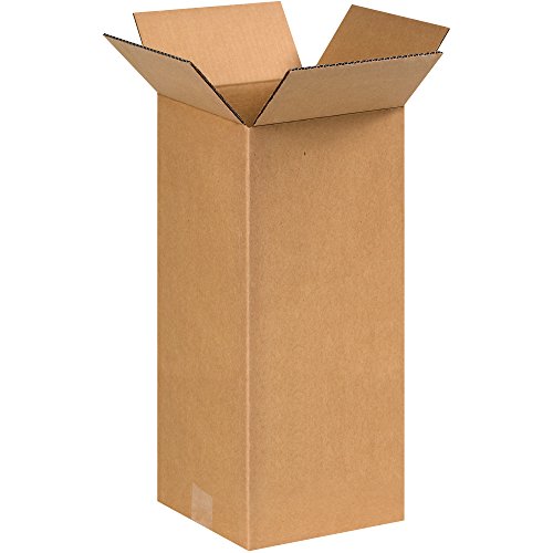 AVIDITI 8x8x18 Tall Corrugated Boxes, Tall, 8L x 8W x 18H, Pack of 25 | Shipping, Packaging, Moving, Storage Box for Home or Business, Strong Wholesale Bulk Boxes
