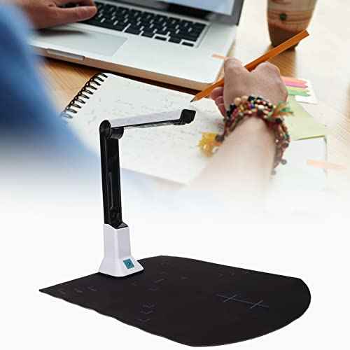 Document Camera 8MP 4K Ultra High Definition USB Document Scanner A4 Auto Focusing for Distance Learning, Video Conferencing, Remote Working, Stop Motion, etc
