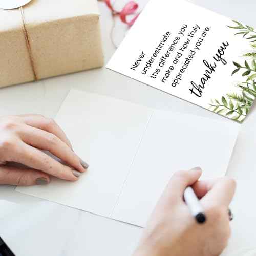 Employee Thank You Card, Appreciation Card for Coworker Boss Staff, Never Underestimate The Different You Make...