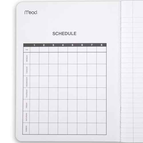 Mead Composition Notebook, 6 Pack, College Ruled Paper, 7-1/2" x 9-3/4", 100 Sheets per Comp Book, Assorted Colors (850106-ECM)