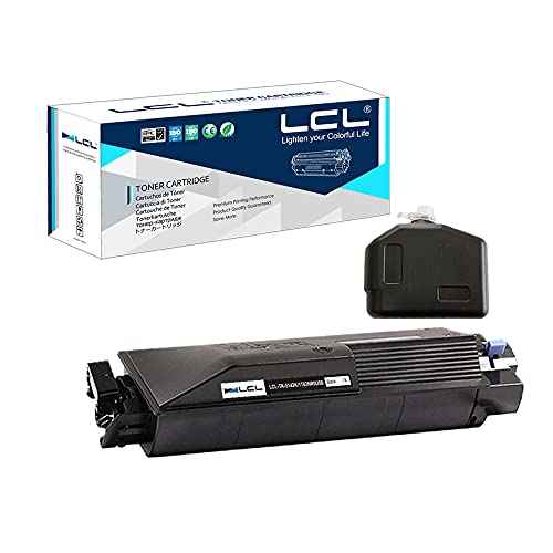 LCL Compatible Toner Cartridge Replacement for Kyocera TK5142 TK-5142 TK-5142K 1T02NR0US0 M-6530cdn M-6030cdn P-6130cdn (1-Pack Black)