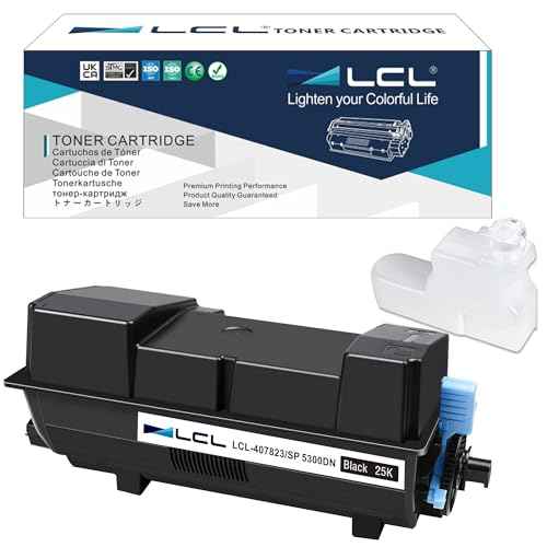 LCL 407823 MP 501 MP 601 Black High-Yield Toner Cartridge Replacement for Ricoh MP 501 MP-501SPF MP-501SPFG MP-501SPFTL MP 601 MP-601SPF MP-601SPFG SP-5300DN SP 5300DNTL SP-5310DN Printer (1-Pack)