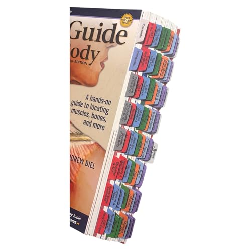 Durable Laminated Book Tabs for Biel's Trail Guide to The Body 6th Edition