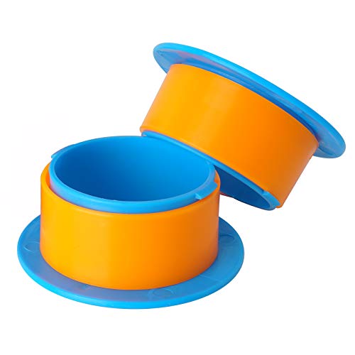 2 Pair Stretch Film Dispenser Plastic Hand Saver for 3" Core Blue
