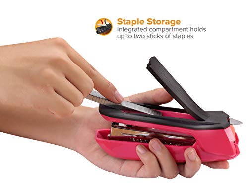 Bostitch Ascend 3-in-1 Stapler with Remover & Storage - Pink, Full Size