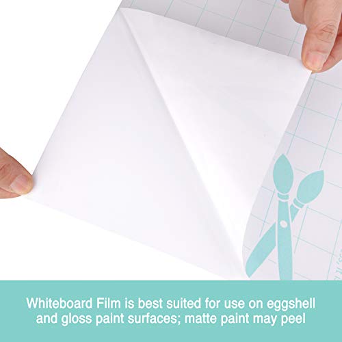 Dry Erase Whiteboard Wall Decal Sticker ? 36 x 72 Inch Large Self-Adhesive, Removable, Residue Free Contact Paper for Kids, Home, and Office ? Marker & Eraser Included