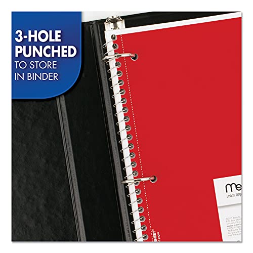 Mead 1 Subject Spiral Notebook Pack of 6 - College Ruled, Durable Coated Covers