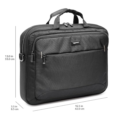 15.6 Inch Laptop Bag with Shoulder Strap & Handle - Large Capacity, 1-Pack