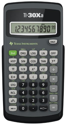 Texas Instruments TI-30Xa Scientific Calculator – Basic Math & Science Functions