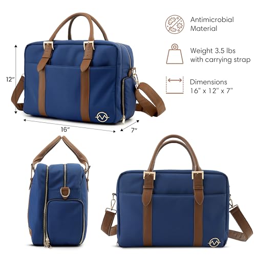 Dental Bags for Healthcare Professionals - Waterproof Nylon Medical Equipment Bag with Compartments for Dental Tools