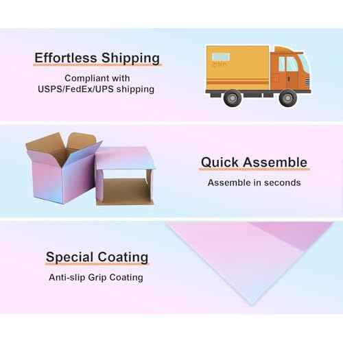 10x7x6 Medium Shipping Boxes, 30 Pack Purple Cardboard Mailer Box, Gift Boxes for Packaging Small Business