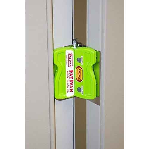 The Original Fat Ivan Fold Up Doorstop Wedge with Magnet - for Moving Office Home or School - Great for Police, Admin, Firefighters and Any time You Need a Door to Stay Open (2, Green)