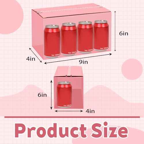 9x4x6 Pink Shipping Boxes with Tear Strip, 30 Pack Self-Adhesive Shipping Boxes Medium, Zipper Corrugated Mailing Boxes for Packaging Small Business