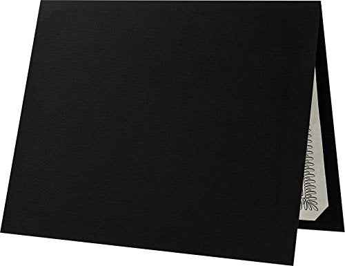 Certificate Holders (9 1/2 x 12) - Deep Black Linen (100 Qty.) | Perfect for Award Recognition, Certificates, Documents and More! | CHEL-185-DDBLK100-100