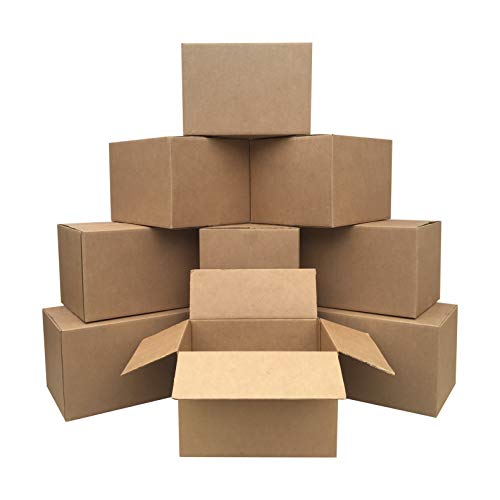 Amazon Basics Medium Cardboard Moving Boxes 10-Pack, 18 x 14 x 12 Inches