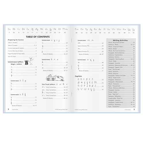 Learning Without Tears Cursive Success Student Workbook, Age 9+, 4th Grade+, Handwriting Practice, Writing Book, School & Home, Language Arts, Tutoring, Sensory