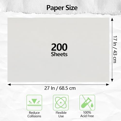 MAXTBEE Packing Paper Sheets for Moving, 200 Heavy-Duty & Durable