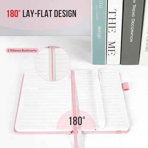 Pocket Small Notebook Journals, 8 Pack (8 Pastel Color) Mini Notebook 3.7x5.7 Journaling Notebooks for Women Men, A6 Hardcover Lined Note Pads with Pens for Work, Business, Travel Journal, Office Supplies