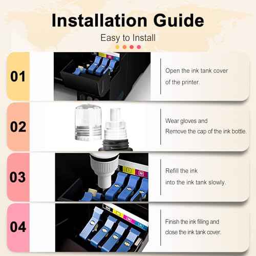 Miss Deer Compatible for 502 T502 Ink Refill Bottles 9 Pack, Replacement for ET-2760 ET-3760 ET-4760 ET-3760 ET-3850 ET-2850 ET-15000 ST-4000 ST-2000 ET-3710 ET-3750 ET-4850 Printer (3BK/2C/2M/2Y)