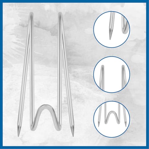 Penitue 40pcs Fabric Panel Wall Hooks - Metal Office Divider Hanging Hooks