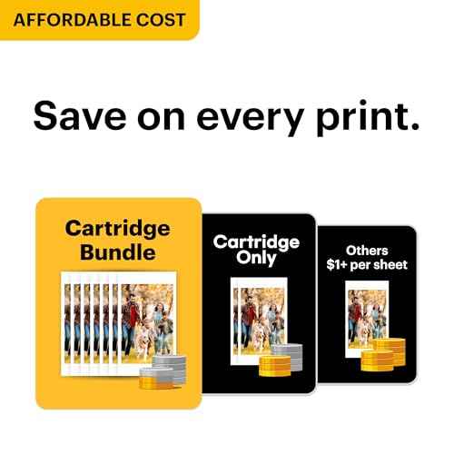 KODAK Dock Plus 4PASS Instant Photo Printer, 4x6 inches, 50 Sheets Bundle