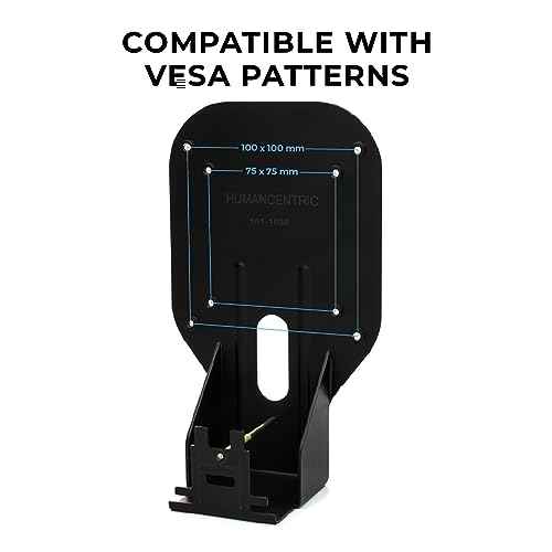 HumanCentric VESA Mount Adapter for Acer Monitor XG270HU, G247HYU, G277HU, R240HY Abmidx, Does not fit R240HY bidx, Works with 75x75 and 100x100mm Patterns, Hardware Included