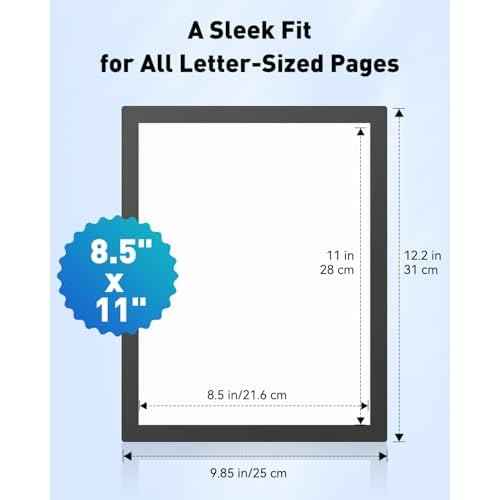 Uniclife 24 Pack Magnetic Sign Holder 8.5" x 11" Self-Adhesive Magnetic Picture Frame Wall Mounted Display Frame for Home Office Store Poster Document Holder for Wall Door Glass Window Refrigerator