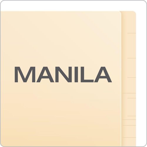 Pendaflex 13160 Laminated Spine End Tab Folder with 2 Fastener, 11 pt Manila, Letter (Box of 50)