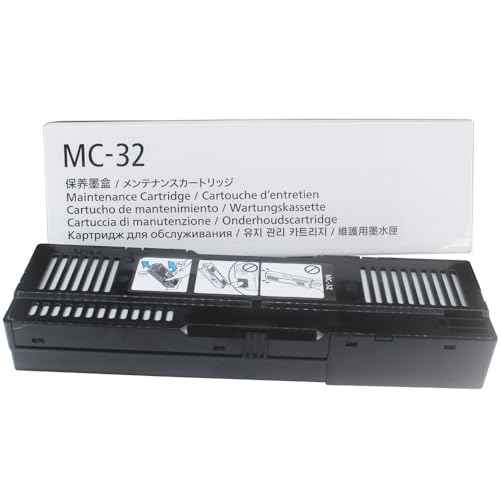 UPink MC32 MC-32 Maintenance Cartridge Compatible for Canon imagePROGRAF TC-20 TC-20M TC-5200 TC-5200M Printer Waste Ink Box