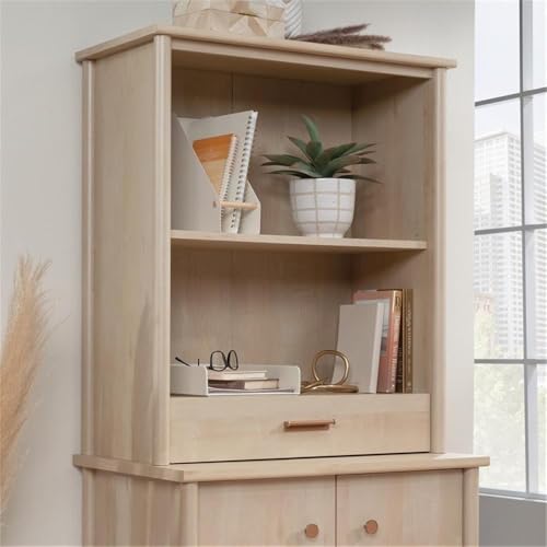 Sauder Whitaker Point Maple Engineered Wood Library Hutch