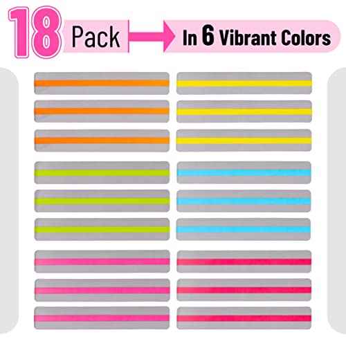 Mr. Pen- Guided Reading Strips, 18 Pack, Colorful, Bookmarks for Kids, Book Highlighter Strips for Reading