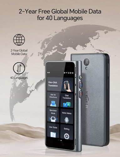Timekettle T1 Translator Device with Offline & Photo Translation, 40 Languages