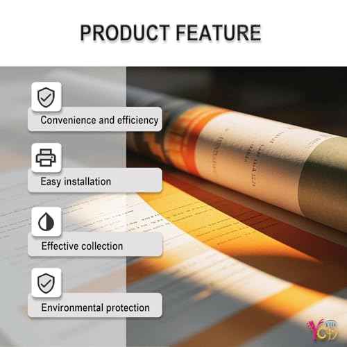 WT-201 Waste Toner Cartridge Replacement for Canon imageRUNNER Advance C250iF C255iF C256iF C350iF C350P C355iF C356iF, ImageClass MF810 MF820 FM0-0015 FM00015 WT-A3 WT201 Waste Toner Container/ Box