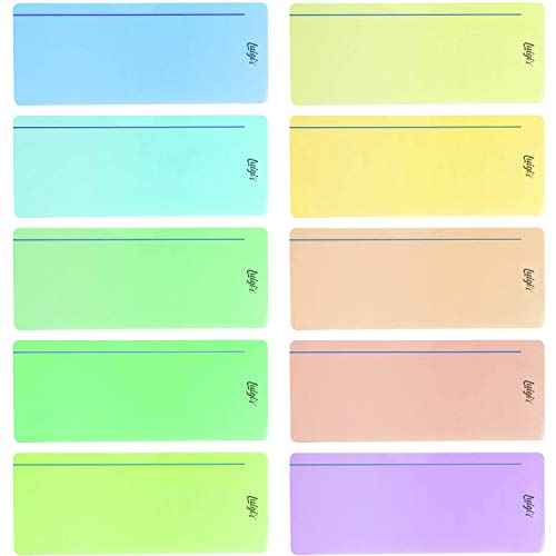 Luigi's SB Education 10 x Dyslexia Reading Tools for kids with Coloured Overlays | Guided reading strips for Dyslexia, Irlen Syndrome, ADHD and Visual Stress | Perfect Reading Trackers for kids