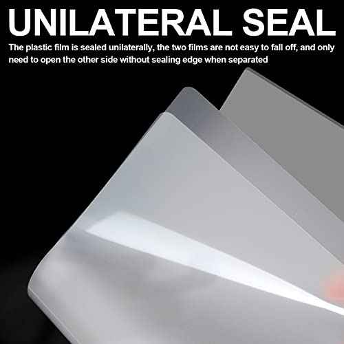 HERKKA 200 Pack Laminating Sheets, Holds 8.5 x 11 Inch Sheets, 5 Mil Clear Thermal Laminating Pouches 9 x 11.5 Inch Lamination Sheet Paper for Laminator, Round Corner Letter Size