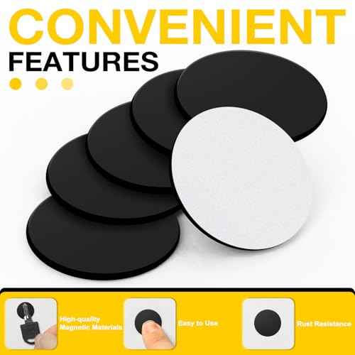DIYMAG Magnets with Adhesive Backing, 300Pcs 0.8 x 0.04inch Round Small Magnetic Dots Stickers for Classroom Crafts Strong Magnetic Tape Sheets Easy Peel and Stick for Whiteboard Fridge