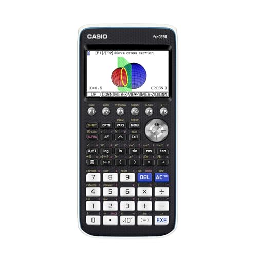 Casio FX-CG50 Prizm Color Graphing Calculator with 3D Graphing, Natural Textbook Display, and Python (FX-CG-50-L-IH)