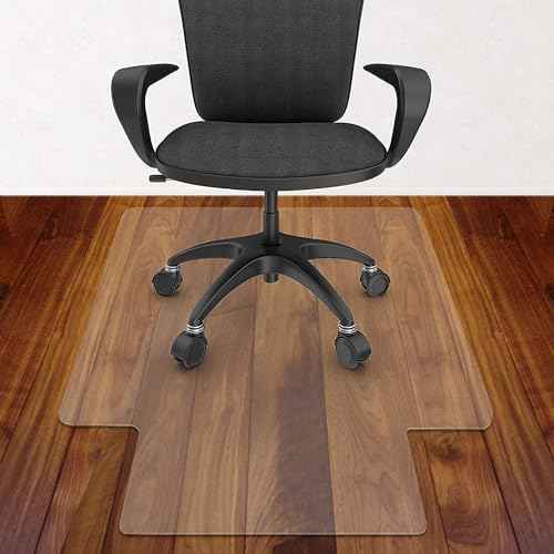 Office Chair Mat for Hard Floor, Clear Desk Chair Mat Large Non Slip Floor Protectors for Rolling Chairs,Computer Chair,Gaming Chair (36"x48")