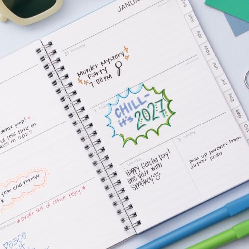 Blue Sky 2027 Weekly & Monthly Planner Calendar - Sophie 5x8 inch