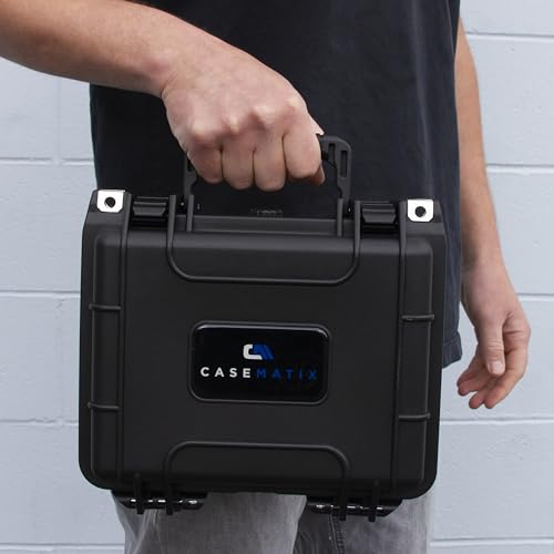 CASEMATIX IPX7 Waterproof Collectible Currency Graded Banknote Case Compatible with PCGS and PMG Money Holders and More, Graded Currency Sleeve Storage Box With 4 Album Dividers