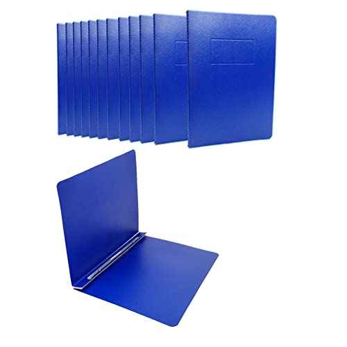 Fiberboard Binder, 8.5 Inch Centers, 3 Inch Capacity, Letter Size, for Pressboard Report Cover,12 per Box (Blue)
