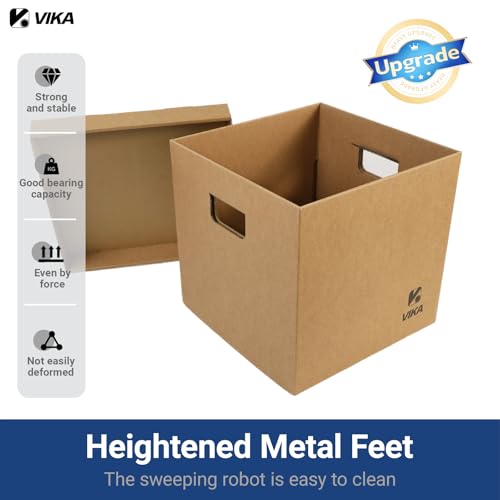 Vinyl Record Storage Box & Moving Box ? Sturdy Cardboard with Removable Lids and Handles, Holds 60 Records/Laser Discs Each - Set of 4 Boxes